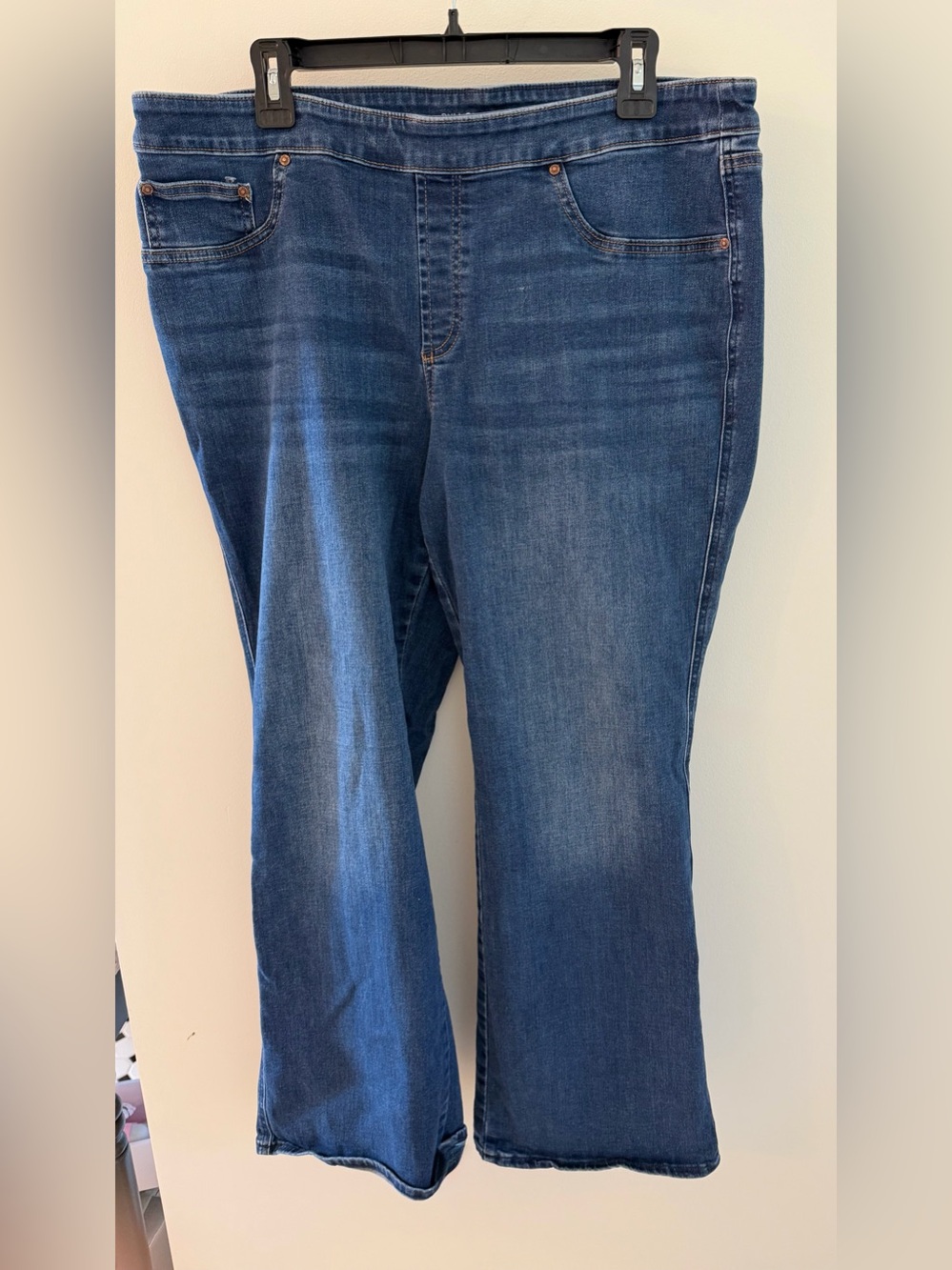 Chicos Slim Pull On Bootcut Jeans 16R